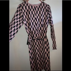 Black and blush THE LIMITED dress